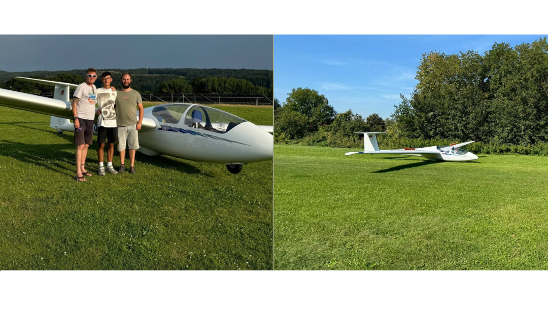 2 Flugschüler erreichen ersten fliegerischen Meilenstein